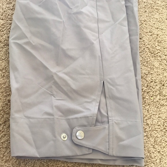 NWT! ADIDAS Size 8 grey with White climaCool Capri pants - Picture 8 of 8